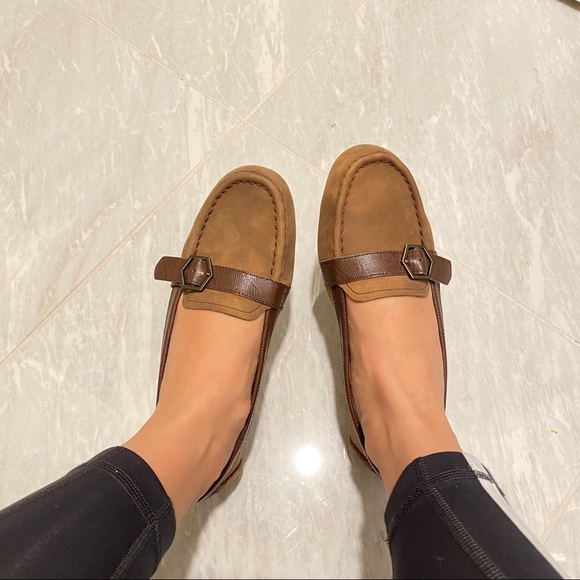 UGG suede leather brown moccasins - Picture 7 of 7